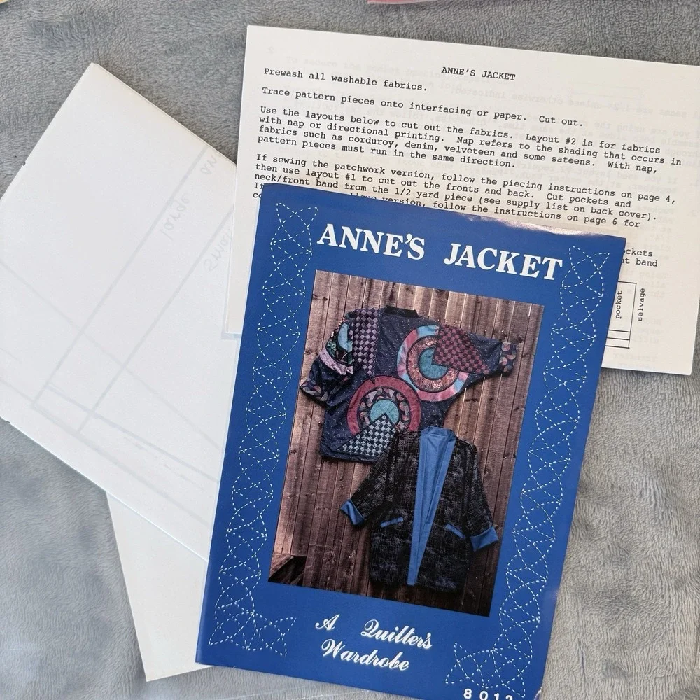 7 VTG Patchwork Quilted Jacket Sewing Pattern Lot Marinda Brown Yours Truly 70s